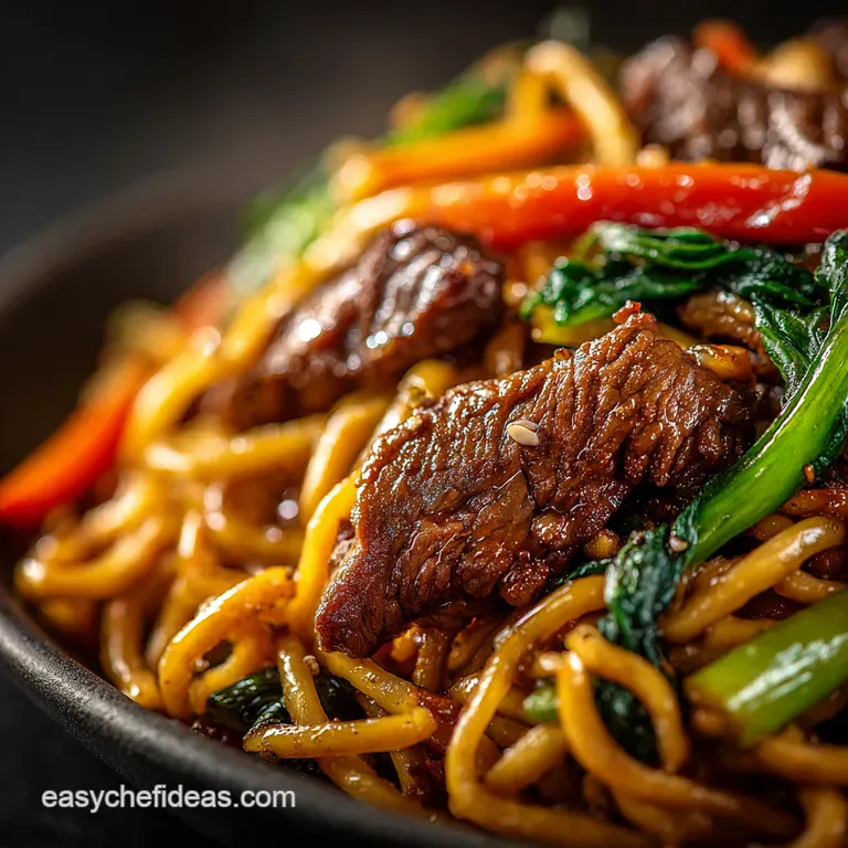 Speedy Beef Lo Mein 30Minute Takeaway Triumph