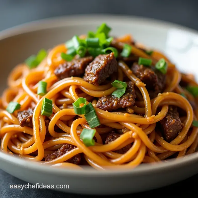 Speedy Beef Lo Mein From Wok to Table in 30 Minutes