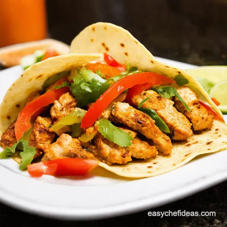 Speedy Chicken Fajitas Fiesta in 20 Minutes presentation