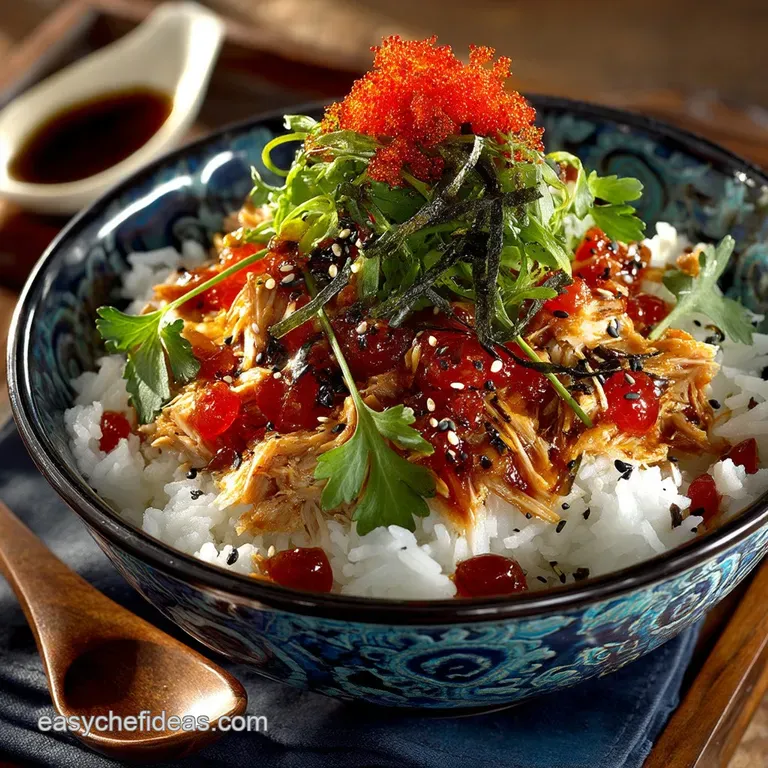 The Speedy Gourmet Tuna Avocado Rice Bowl Japanese Weeknight Marvel presentation