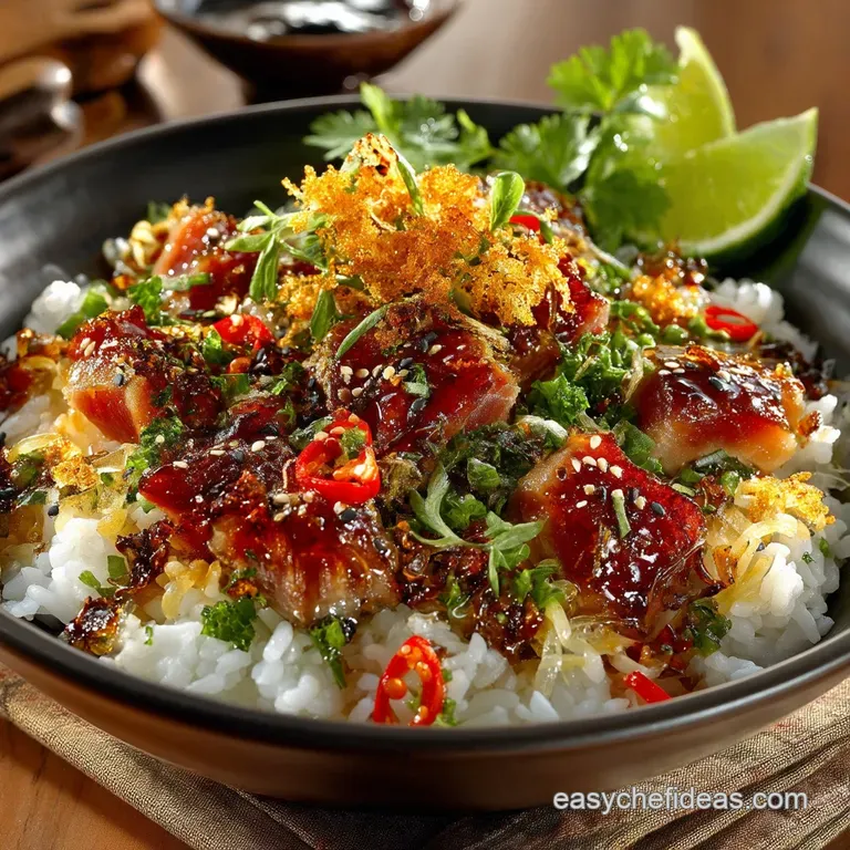 The Speedy Gourmet Tuna Avocado Rice Bowl Japanese Weeknight Marvel