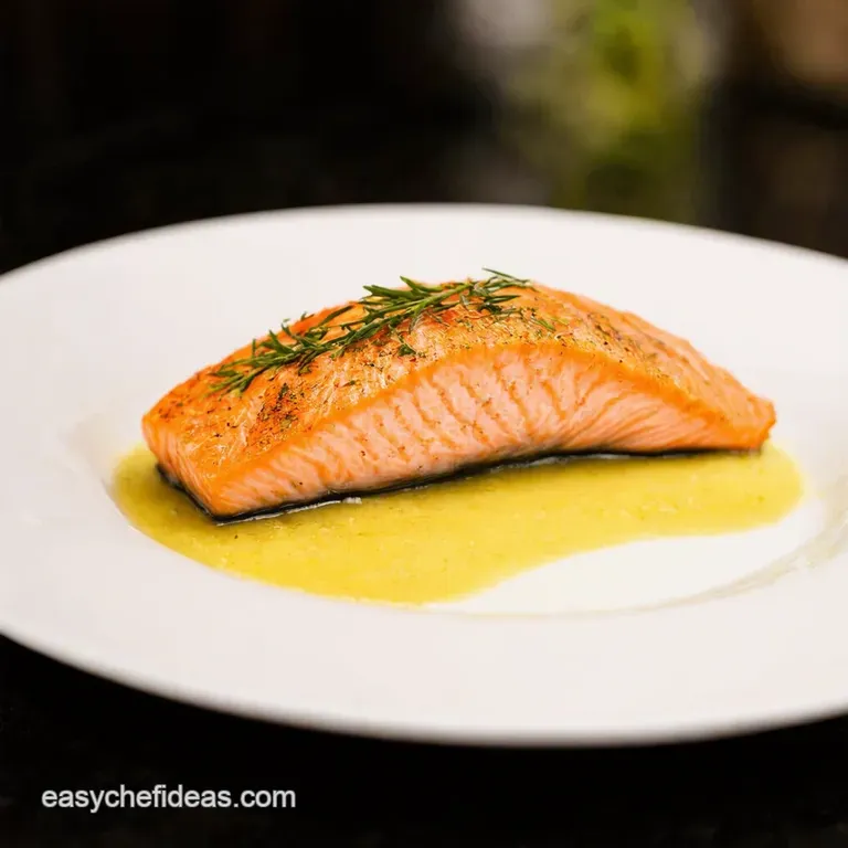 Speedy Lemon Herb Salmon presentation