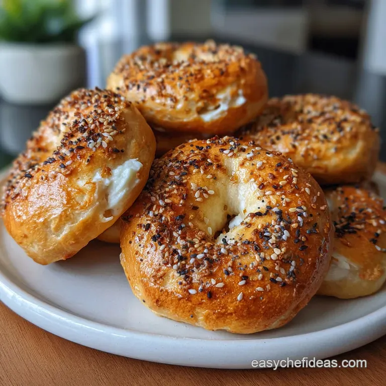 Yogurt Bagels: Chewy No-Yeast Greek Yogurt Delight presentation