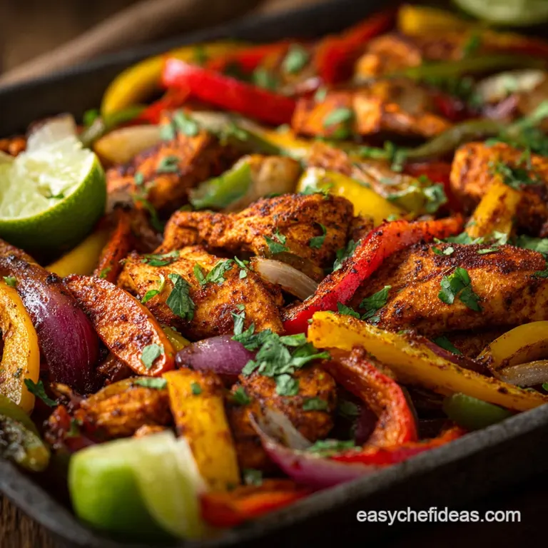 The Onepan Wonder Speedy Chicken Fajitas for a Weeknight Win presentation