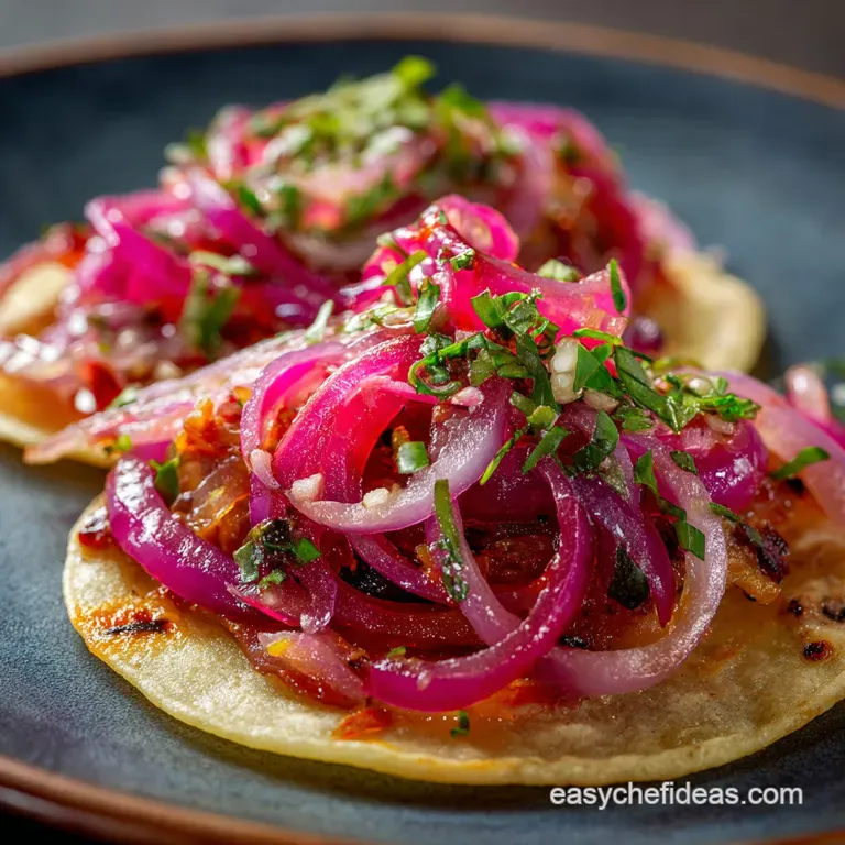 Quickpickled Red Onions Ready in a Flash presentation