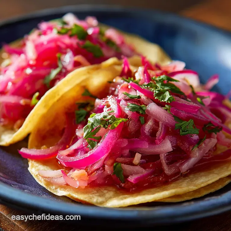 QuickPickled Red Onions Ready in a Flash