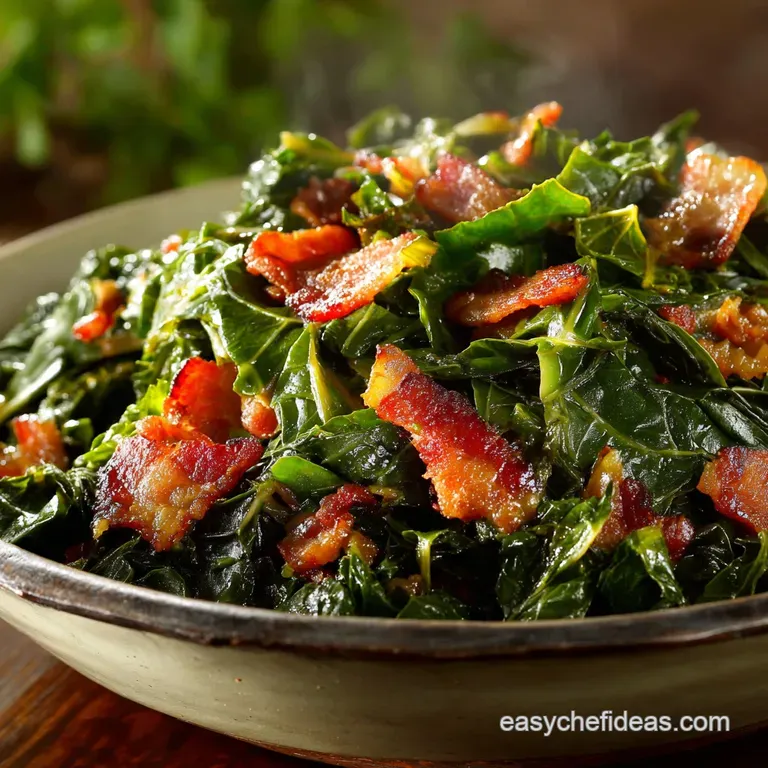 Sauteed Collard Greens with Bacon: Smokey Speedy and Vinegary-Bright