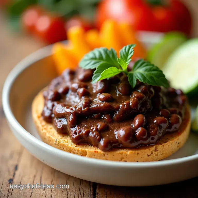 Speedy Spiced Black Bean Spread