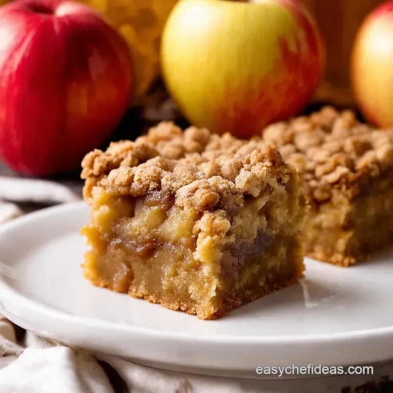 Spiced Apple Crumble Bars a Taste of Autumn presentation