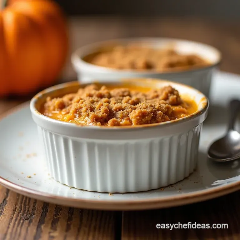 Spiced Pumpkin Crumble Pots Autumn in a Jar