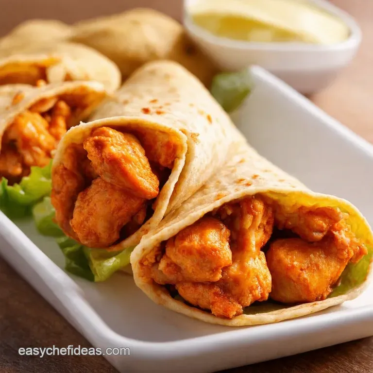 Spicy Buffalo Chicken Wraps Wing Night Without the Wings