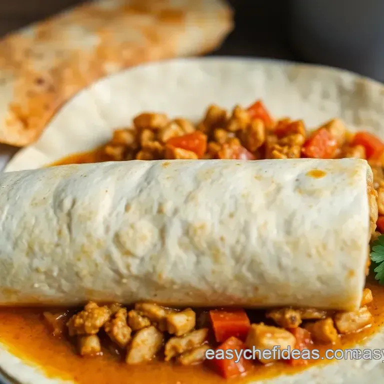 Spicy Chicken Burritos with Fresh Salsa