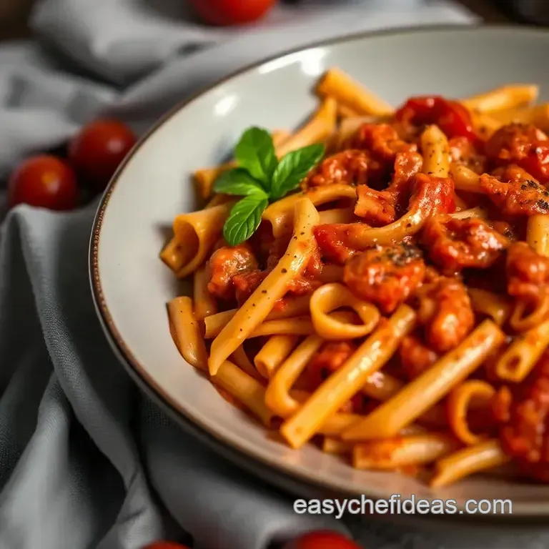 Spicy Penne All&rsquo;arrabbiata: a Fiery Italian Classic presentation