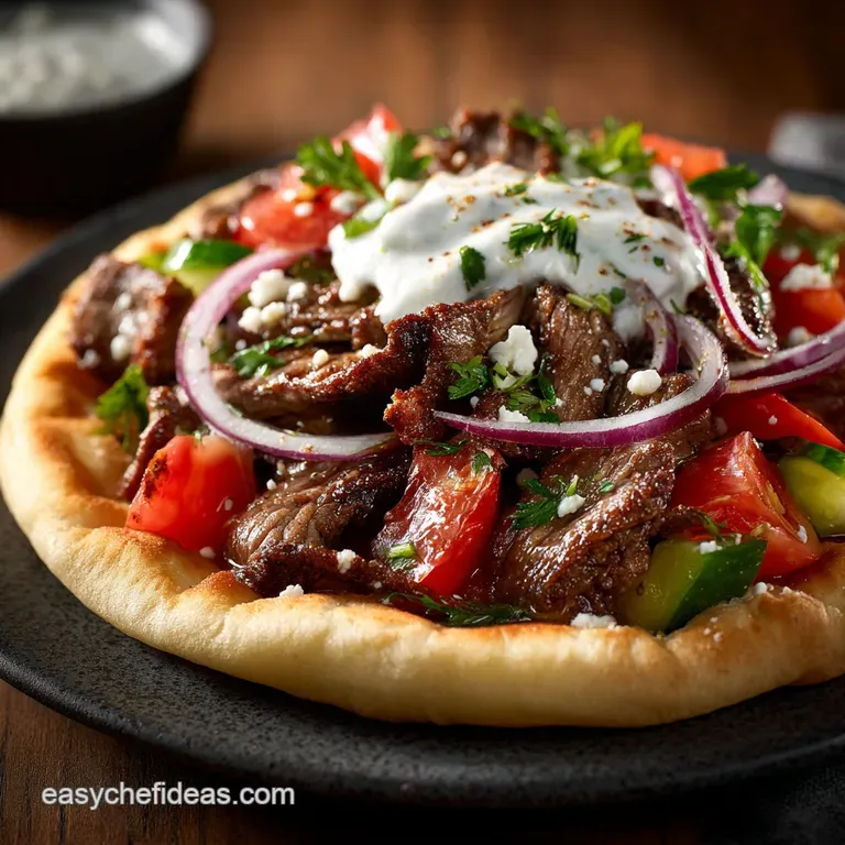 Gyro Meat Recipe: the Proper Spit-Free Lamb and Beef Gyros presentation