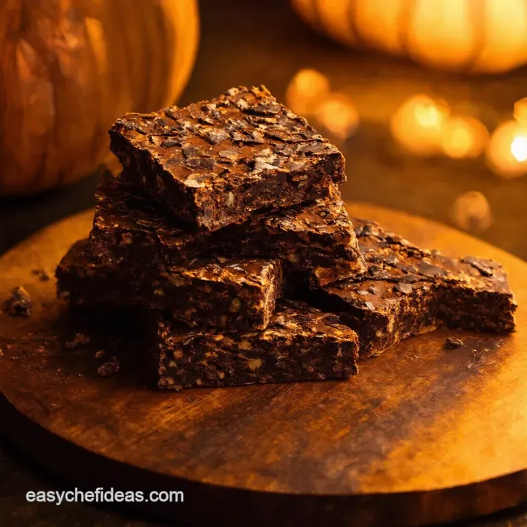 Spooky Spiderweb Chocolate Bark presentation
