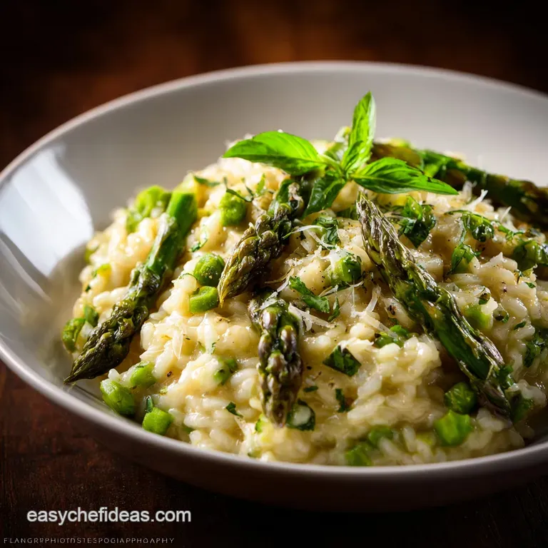 Spring Asparagus Risotto: Bright Creamy Recipe with Lemon Zest Finish