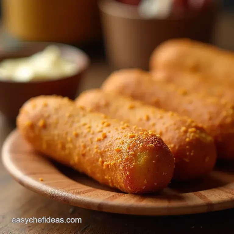 State Fair Corn Dogs Made at Home presentation