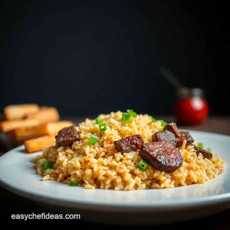 Steak-Tacular Fried Rice! presentation