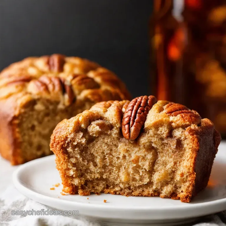 Sticky Pecan Bourbon Monkey Bread presentation