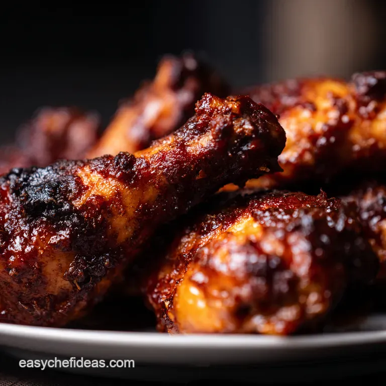 Sticky Spicy Chicken Drumsticks