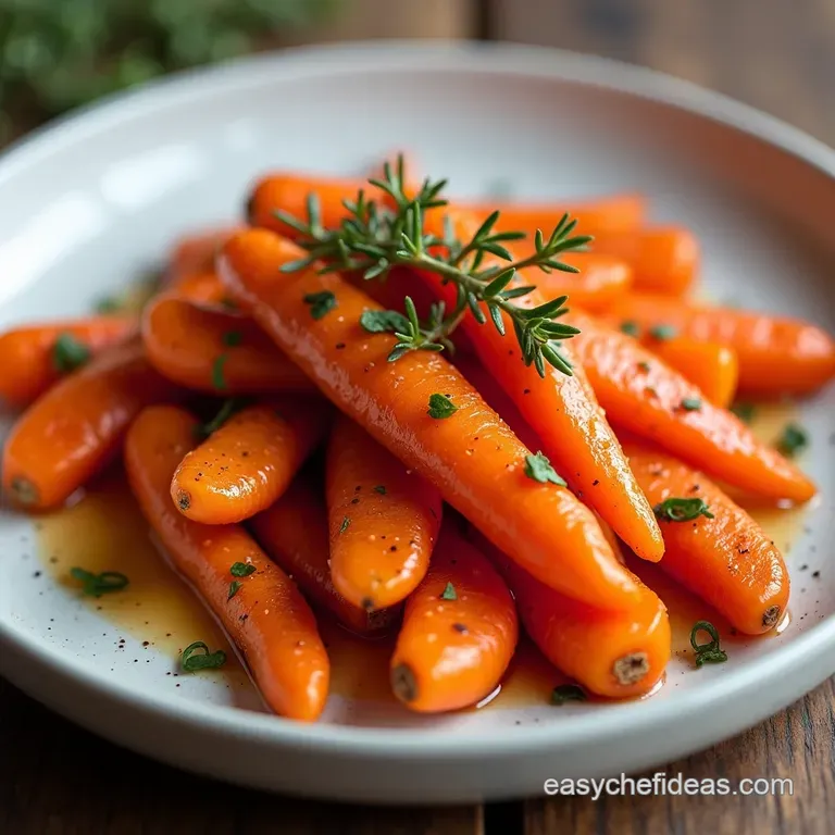 Sticky Sweet The Ultimate Honey Roasted Carrots with Fresh Thyme