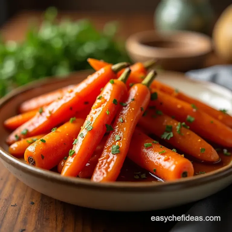 Sticky Toffeestyle Brown Sugar Glazed Carrots the Ultimate Sweet Savoury Side presentation