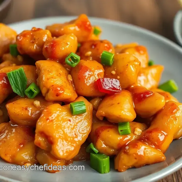 Sizzling Stir-Fry Chicken with Spicy Garlic Sauce