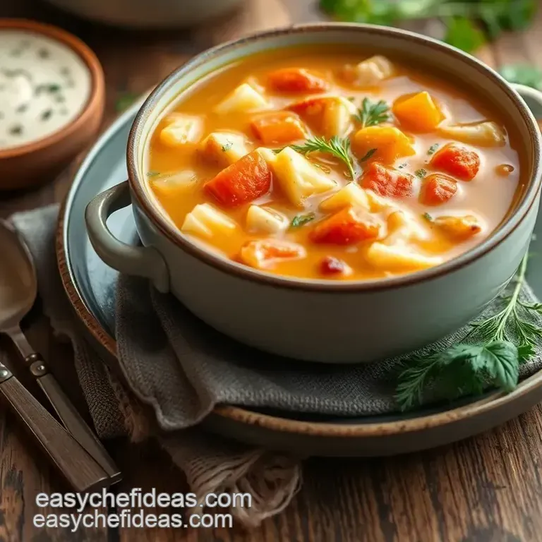 Hearty Stove Top Cabbage Soup presentation