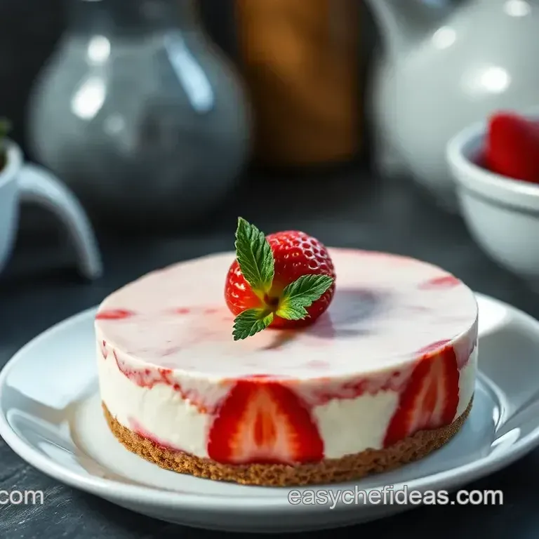 Strawberries and Cream Dream: The Classic Strawberry Cheesecake