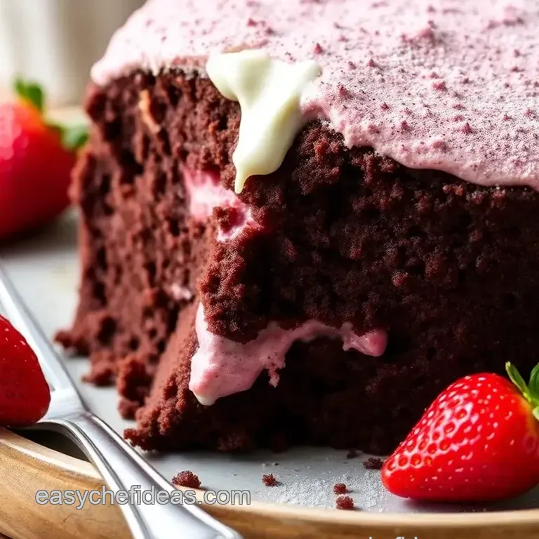 Strawberry Earthquake Cake Recipe: the Ultimate Decadent Treat to Impress! presentation