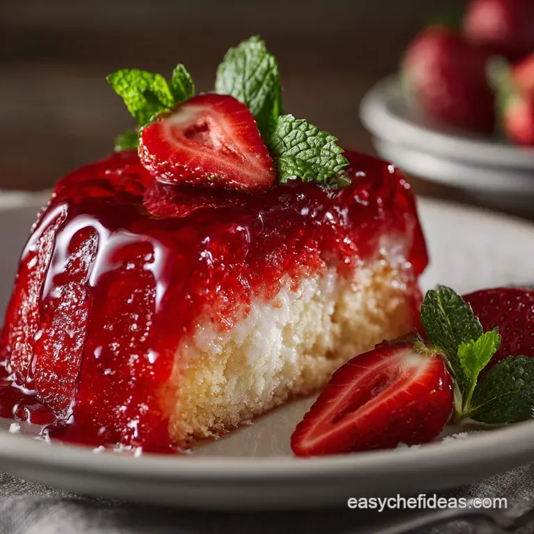 Strawberry Jello Cake The Easy Classic Summer Poke Cake