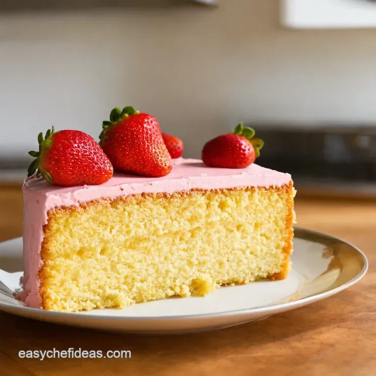 Strawberry Lemonade Sunshine Cake a Burst of Summer in Every Bite presentation