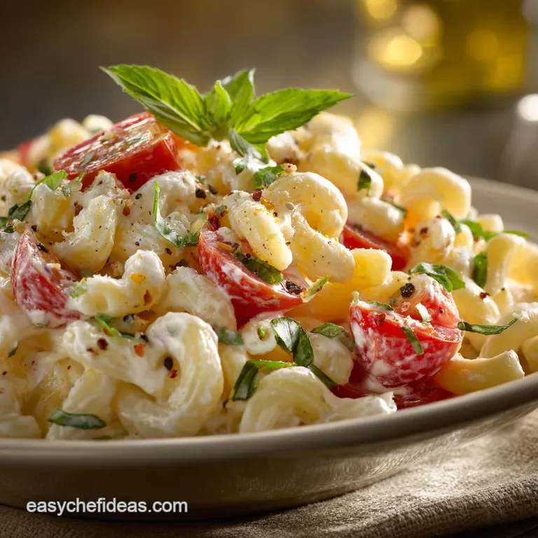 Summer Macaroni Salad with Tomatoes A Proper SunKissed Picnic Essential