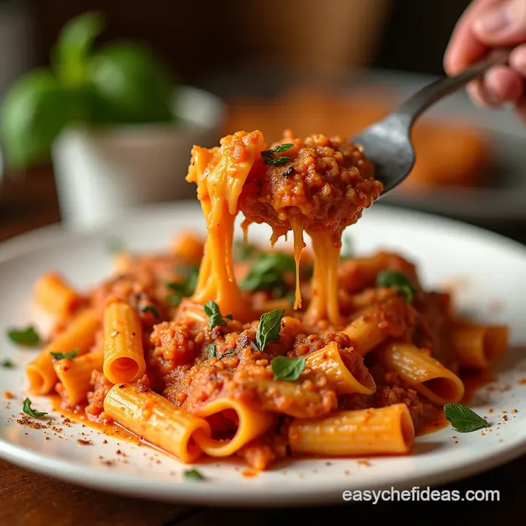 Sunday Supper Baked Ziti a Family Favorite presentation
