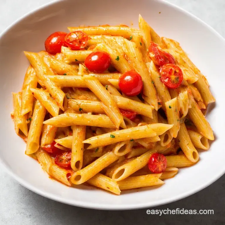 SunKissed Summer Pasta with Burst Cherry Tomatoes and Basil