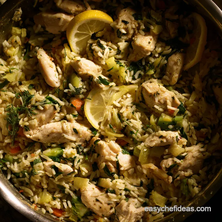 Sunshine in a Pot Lemon Herb Chicken and Rice