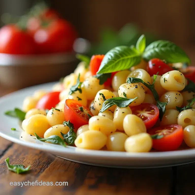Sunshine on a Plate Easy Delicious Greek Pasta Salad presentation