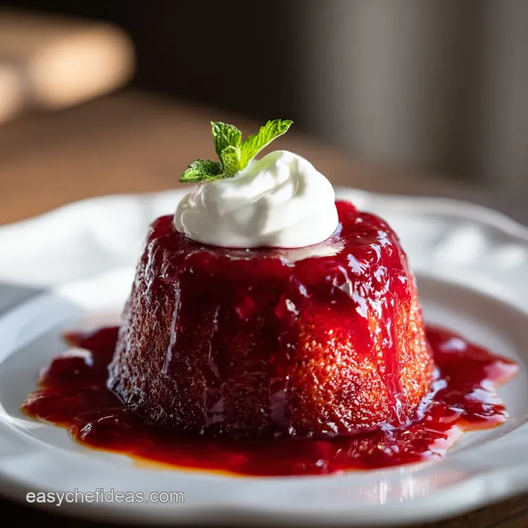 Pile of tender meatballs coated in a luscious, light brown sauce, artfully arranged on a white plate with fresh parsley sp...