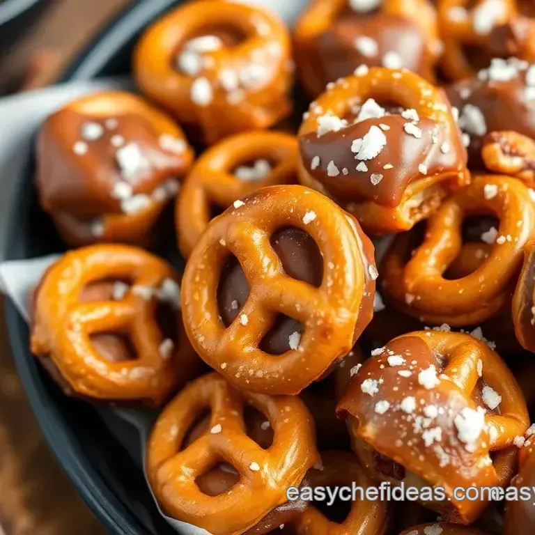 Sweet and Salty Rolo Pretzel Bites
