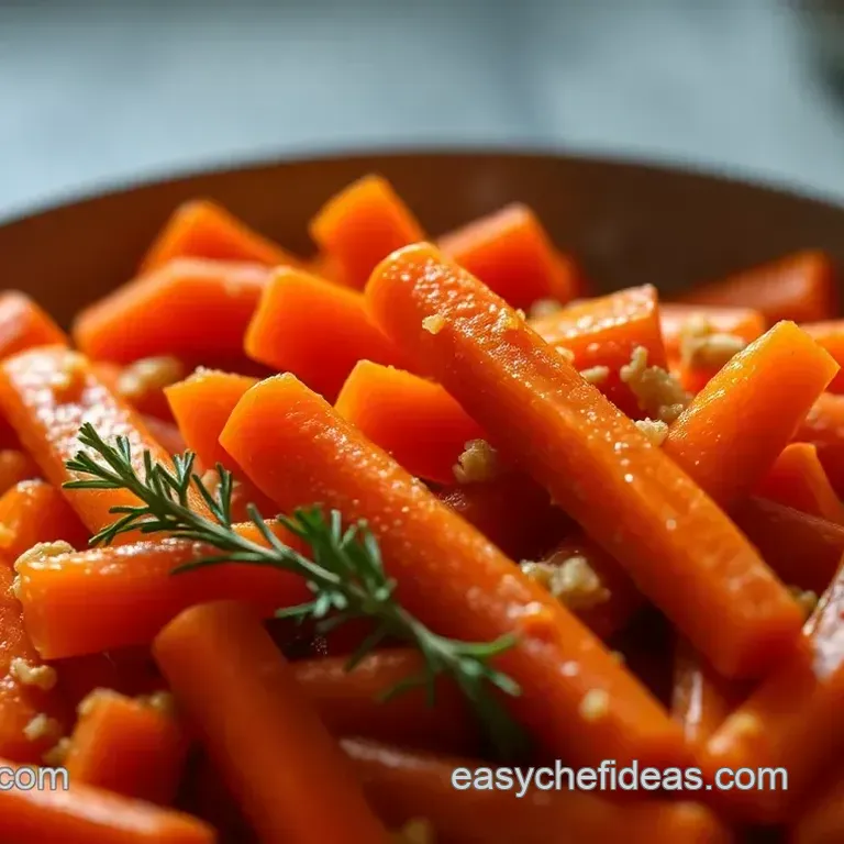 Sweet and Savory Brown Sugar Glazed Carrots