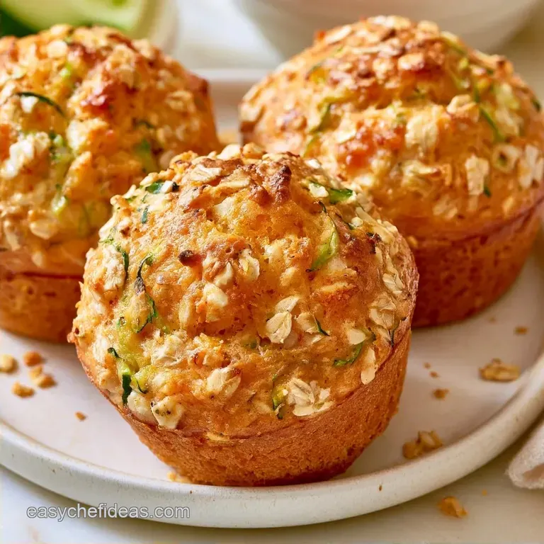 Healthy Sweet Potato Zucchini Muffins