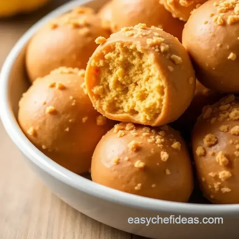 Sweet Pumpkin Cheesecake Balls presentation