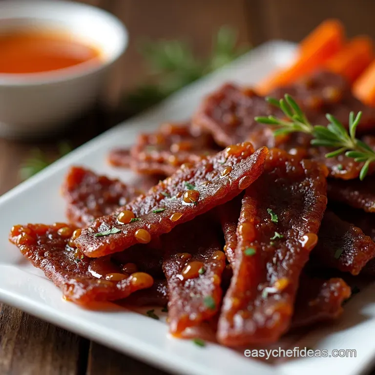 Sweet Savory Teriyaki Beef Jerky The Ultimate Homemade Snack