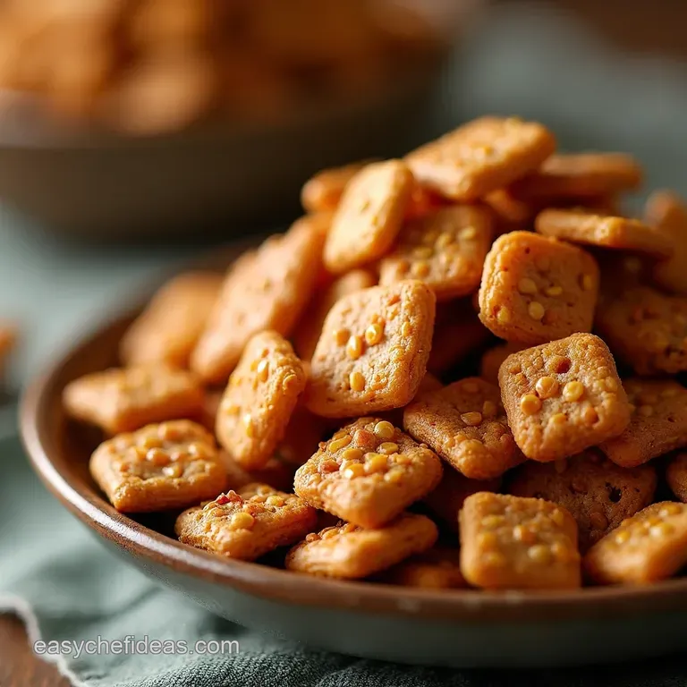 The Ultimate Fireside Favourite Holiday Chex Mix presentation