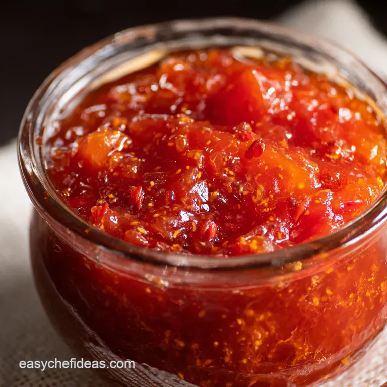 Sweet &amp; Spicy Tomato Jam Recipe: Summer in a Jar!