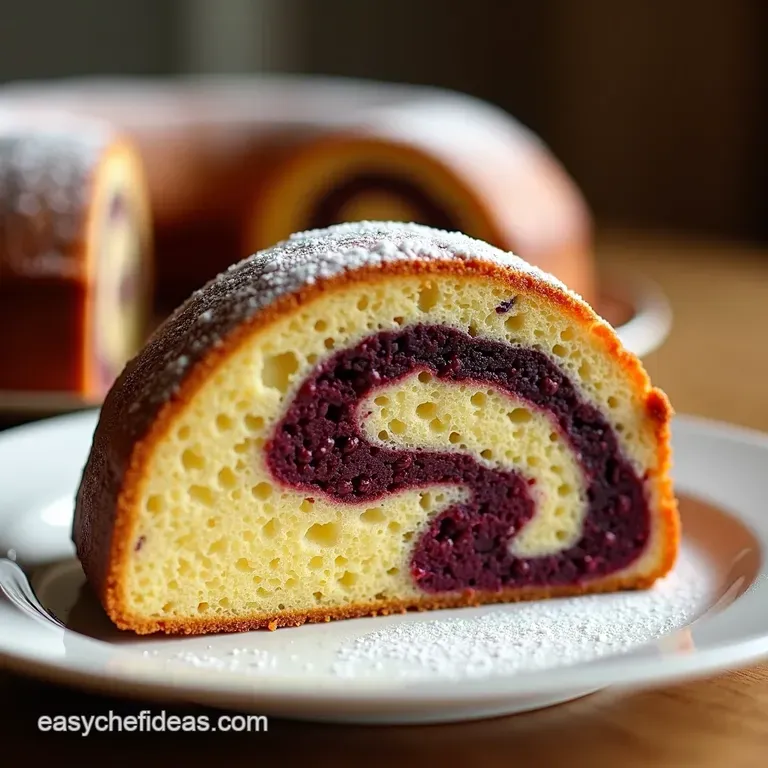 Swirls of Delight the Ultimate Marble Cake presentation