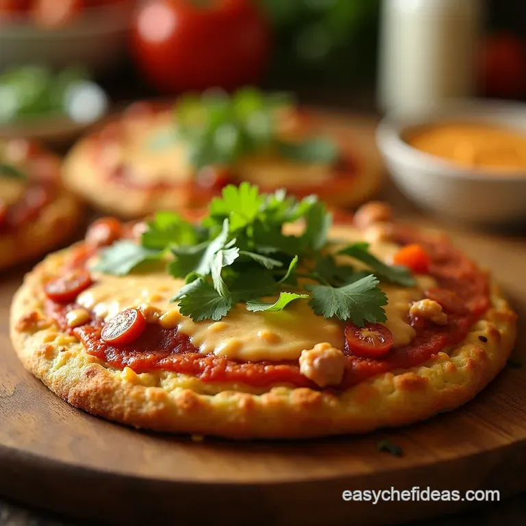 Taco Night Throwback Easy Copycat Mexican Pizzas presentation
