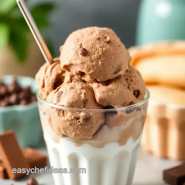 Talenti Inspired Chocolate Ice Cream presentation