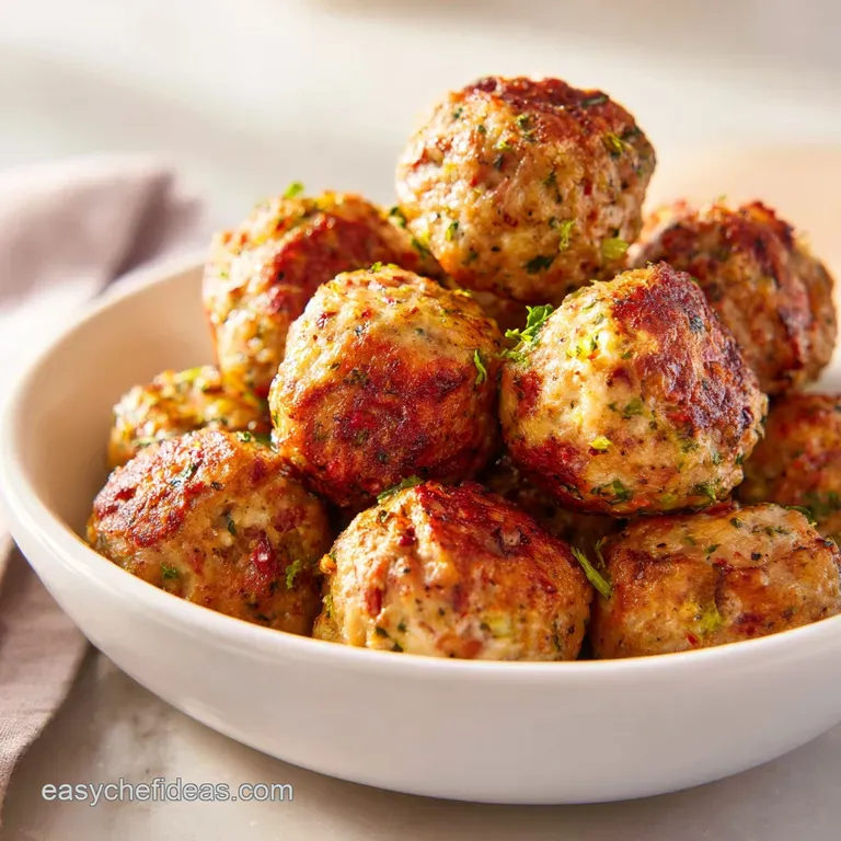 Tender Baked Turkey Meatballs Recipe