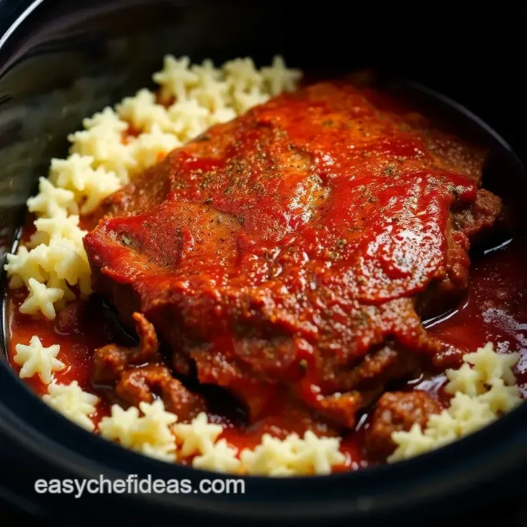 Tender & Tasty Crock Pot Bbq Beef Brisket presentation